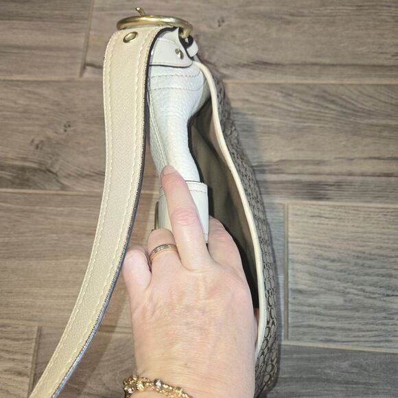 Vintage Coach Bag Signature Soho Hobo Shoulder Studded Y2K Buckle Flap retro - Picture 10 of 13